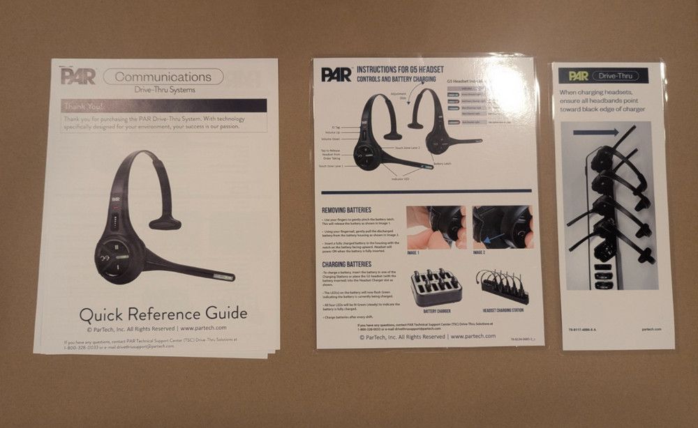 PAR G5 B1 Drive Thru Intercom System. (Does Not Include Vehicle Detector Board)