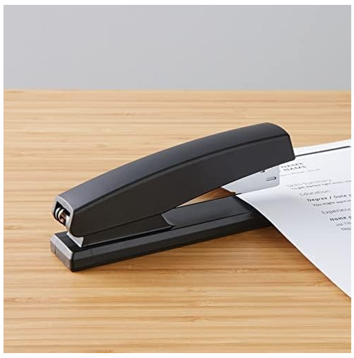 Basics Stapler with 1000 Staples, 25 Sheet, Black