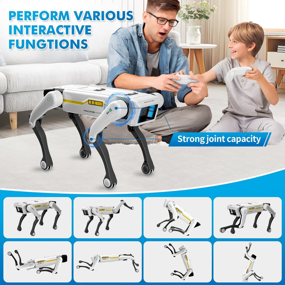 Smart Robot Dog - Interactive STEM Pet with Voice Control, 30+ Actions & APP ...