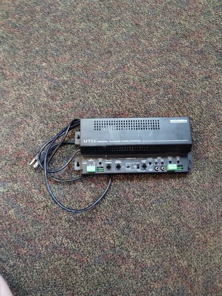 Bogen UTI1 Universal Zone Telephone Paging System Controller