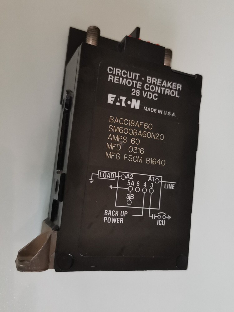 E.T.N REMOTE CONTROL CIRCUIT BREAKER 28VDC