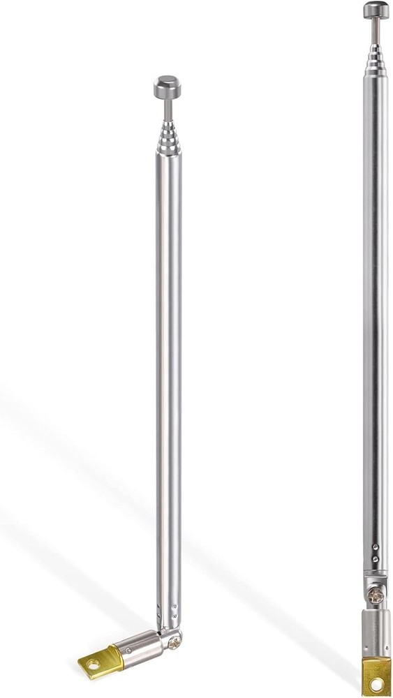 Effortless Installation 65cm Telescopic Antenna Replacement - 2 in 1 Pack