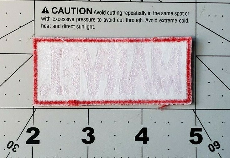 Marvel Red Logo Patch 3 inches wide