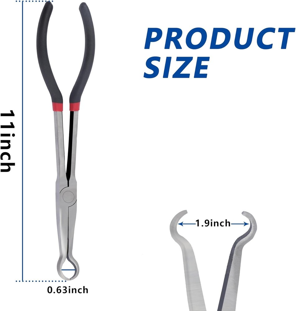 Spark Plug Removal Pliers 11 Inch Extended Grip Tool