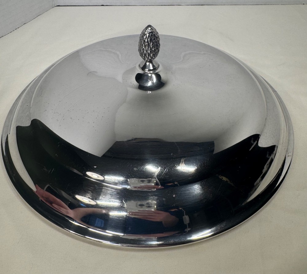 Sheffield Silver Company LARGE 10" Replacement Pot Lid - VINTAGE - READ DESC