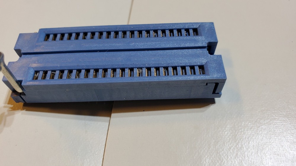 (2 Pcs) AMP ZIF DIP IC Test Socket 40 pin 54995-2 zero insertion force