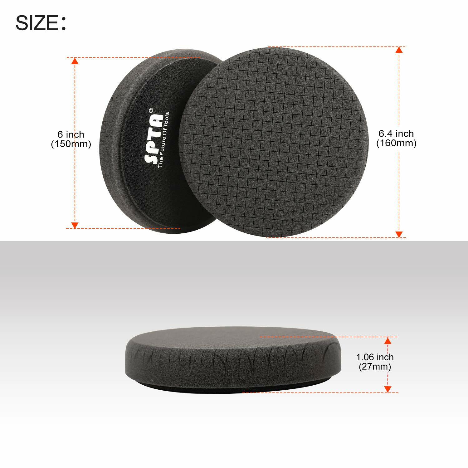 7Inch Buffing Pad Polishing Pad For Car Buffer Polisher Washable Waxing Pad 5pcs