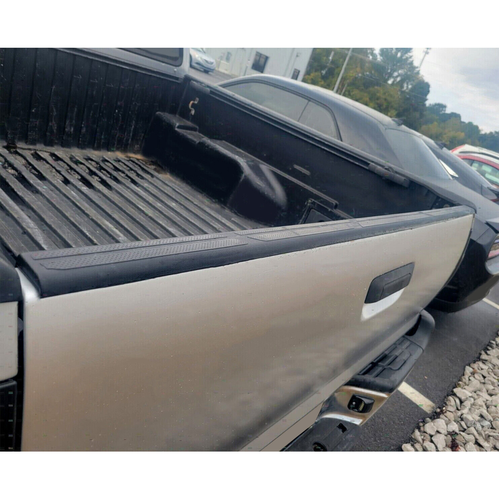 Tailgate Molding Protector Cover Top Cap For Toyota Tacoma 2005-2015 ABS Black