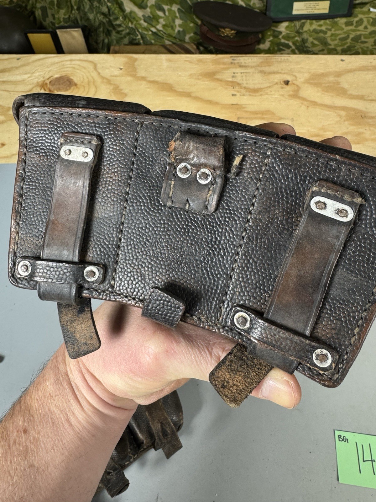 ww2 matched looking pair of k98 pouches BG148