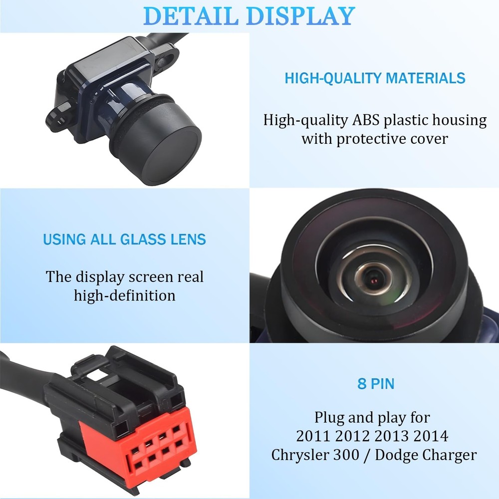 Backup Camera Rear View Reverse Camera for 2011 2012 2013 2014 Chrysler 300 /...