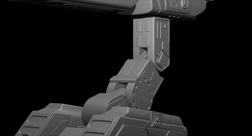 Predator Shoulder Cannon plasma Two Size - File STL – OBJ For 3D Printing -