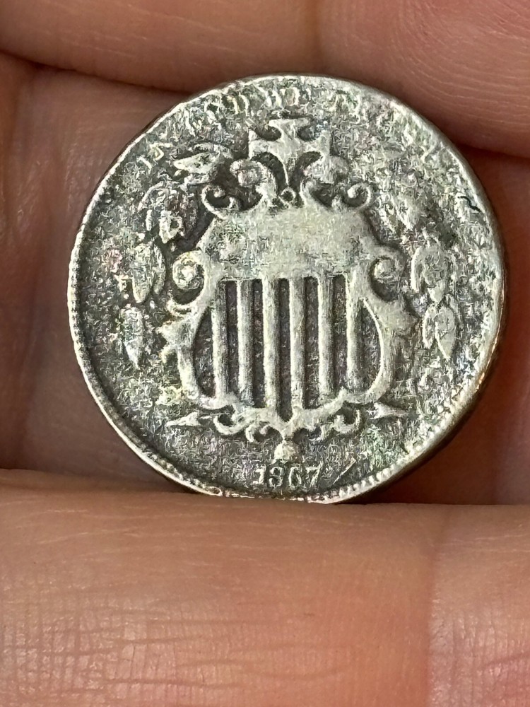 1864 2 Cent Piece & 1867 Shield Nickel