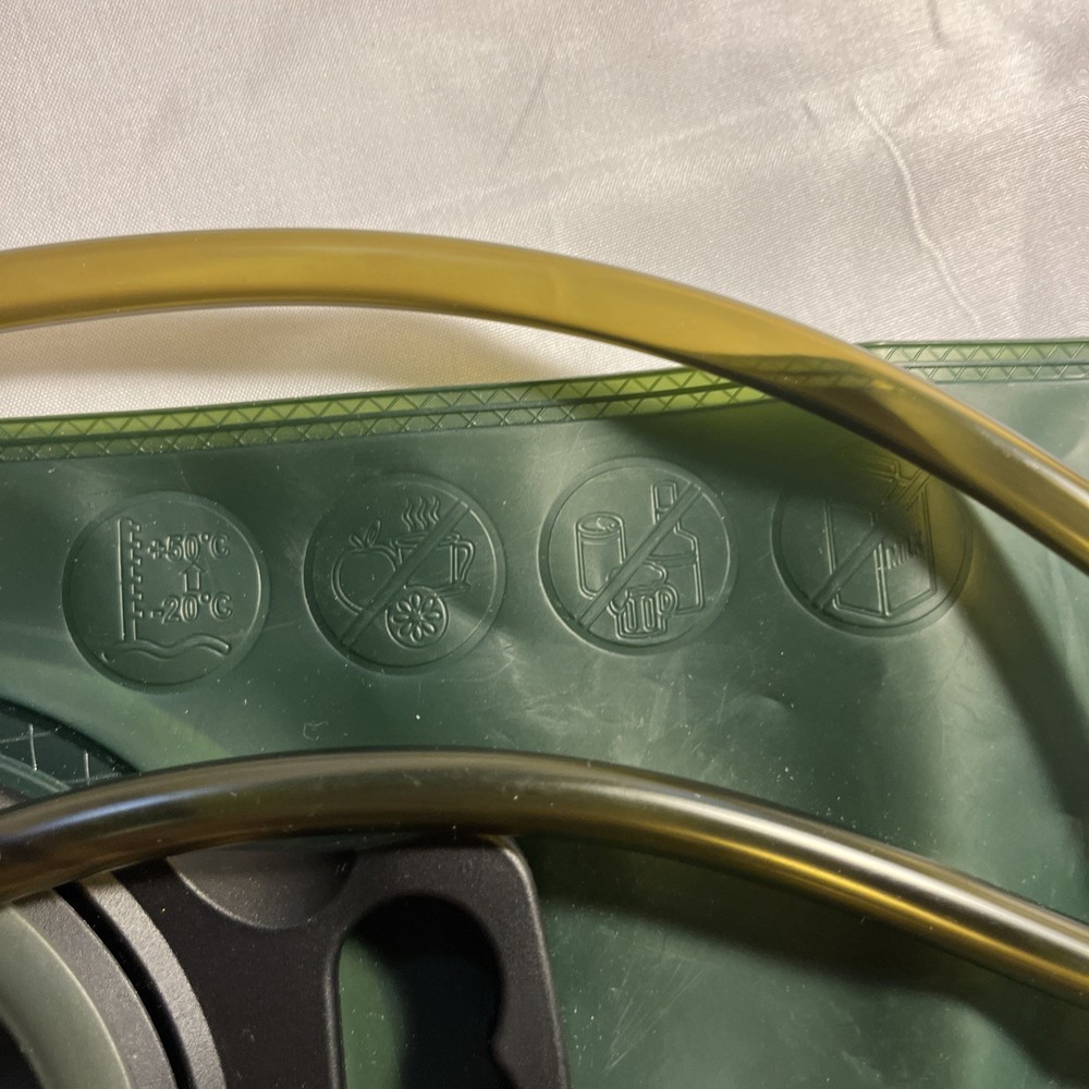 2 L Hydration Bladder, Large Opening Water Storage Bladder Bag, Green