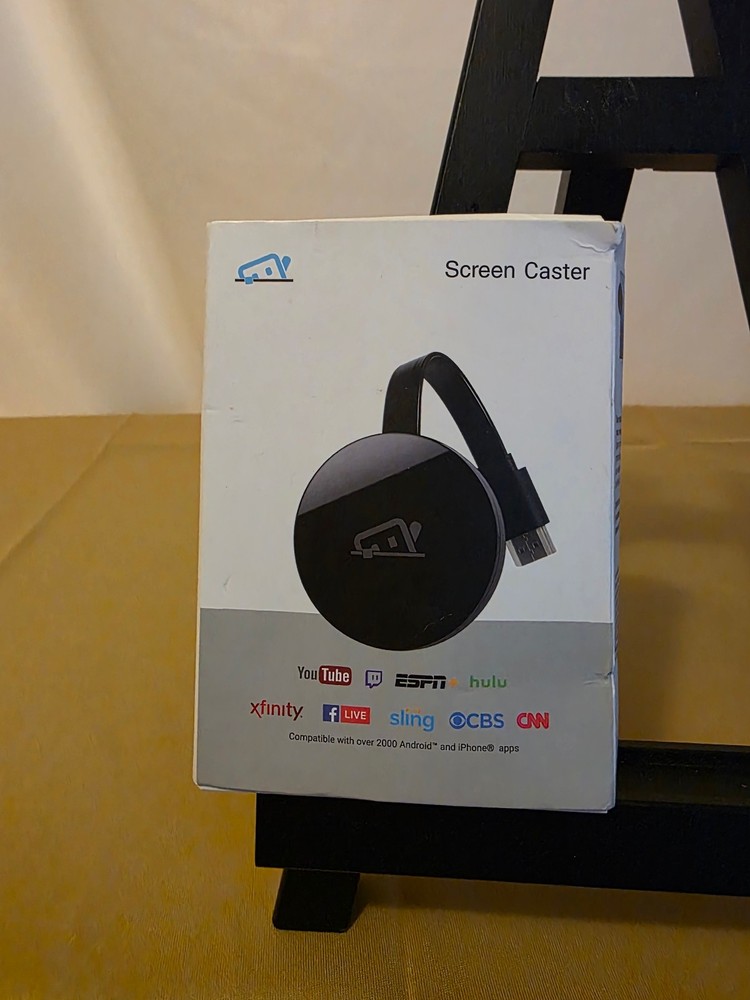 NEW — Screen Caster Streaming Device-Mirror Android/iPhone Screen to your TV