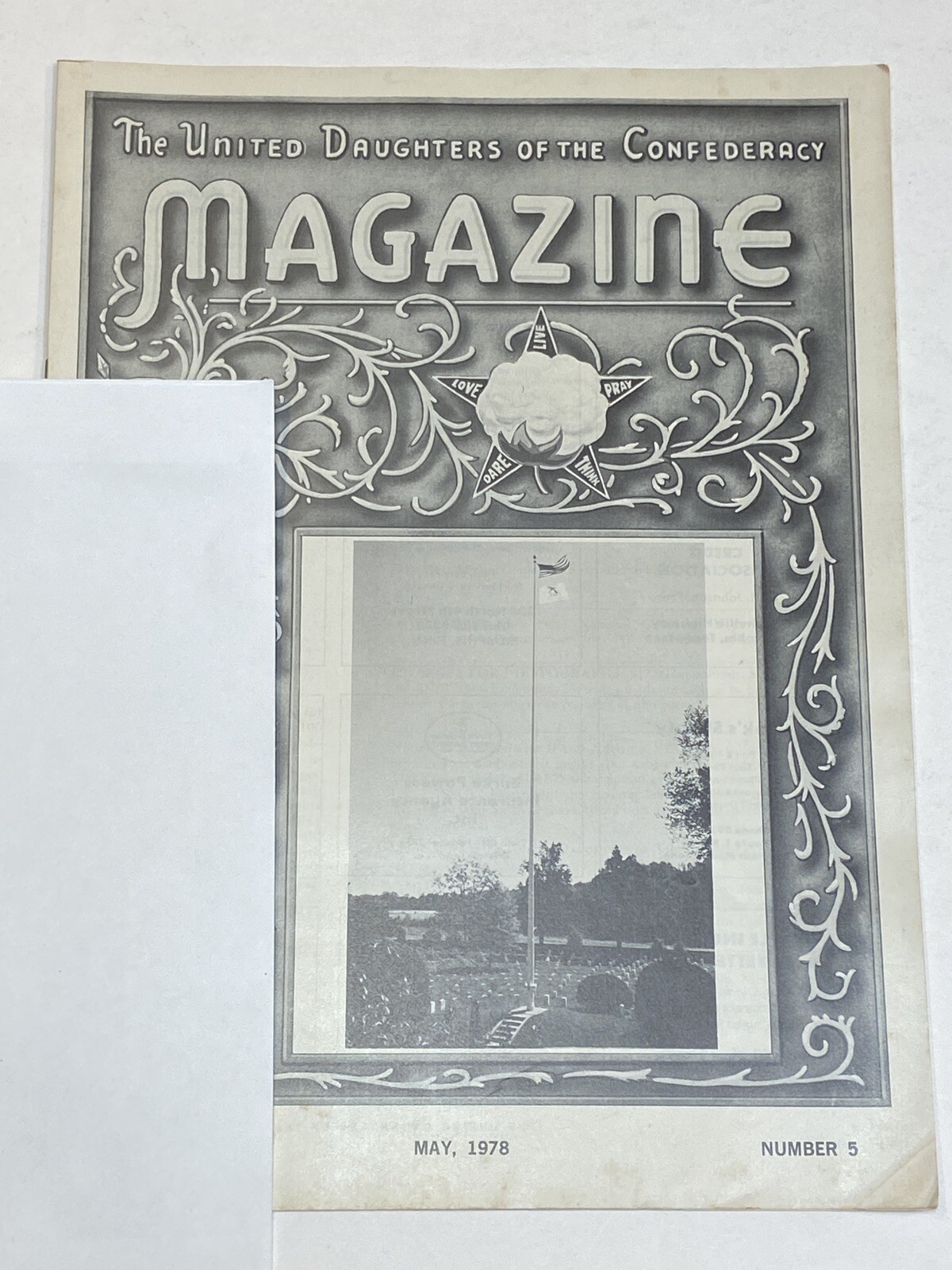 UDC United Daughters of the Confederacy Magazine May 1978 Jeff Davis West Point