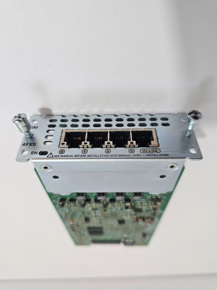 Cisco NIM-4FXS 4-Port Network Interface Module - FXS, FXS-E and DID