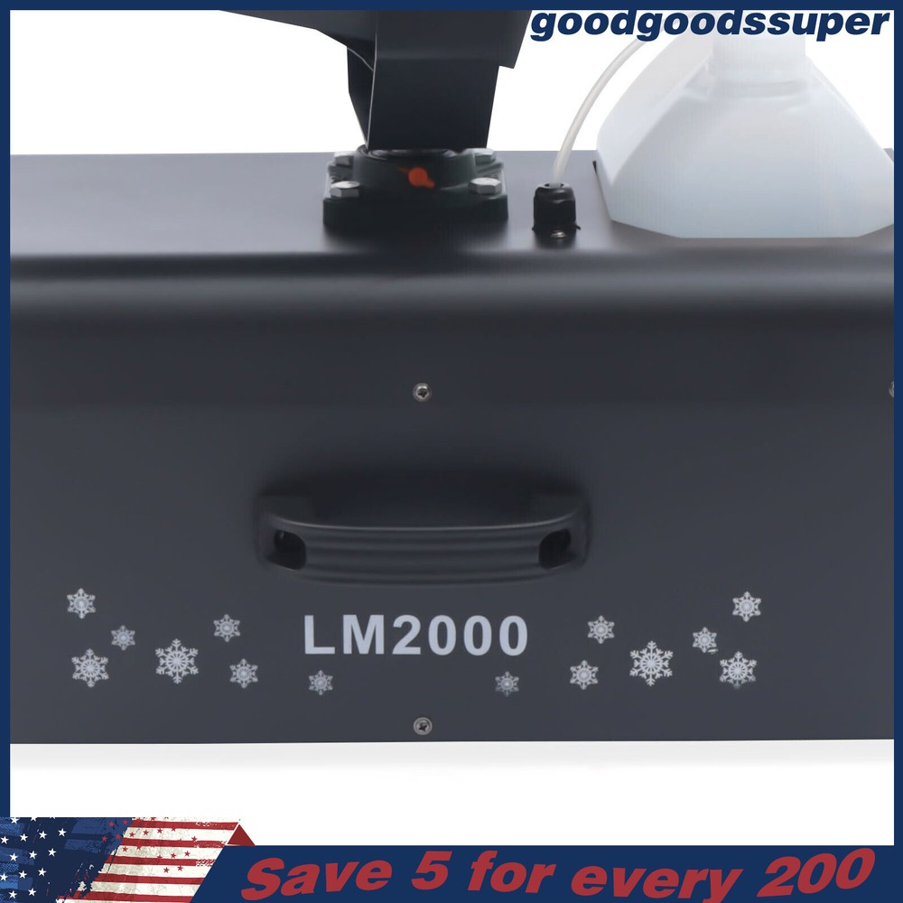 2000 W Artificial Snowflake Maker Snow Stage Effect Machine for Ceremony Party