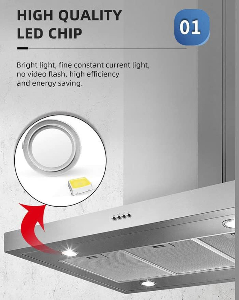12V LED Recessed Ceiling Light 68mm for Kitchen Shelf – Compatible Replacement