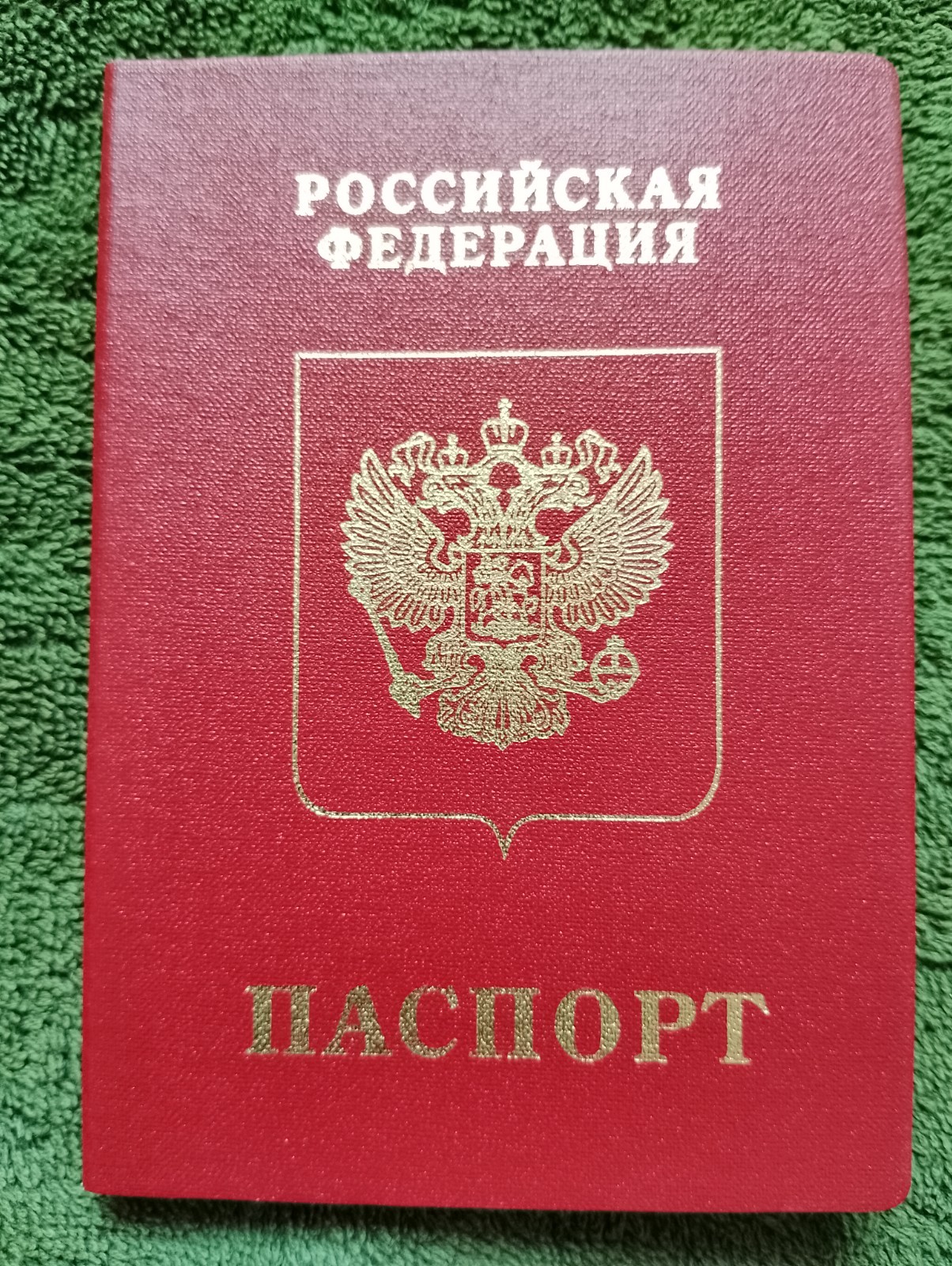 Two foreign travel passports belonging to a female Russian citizen.