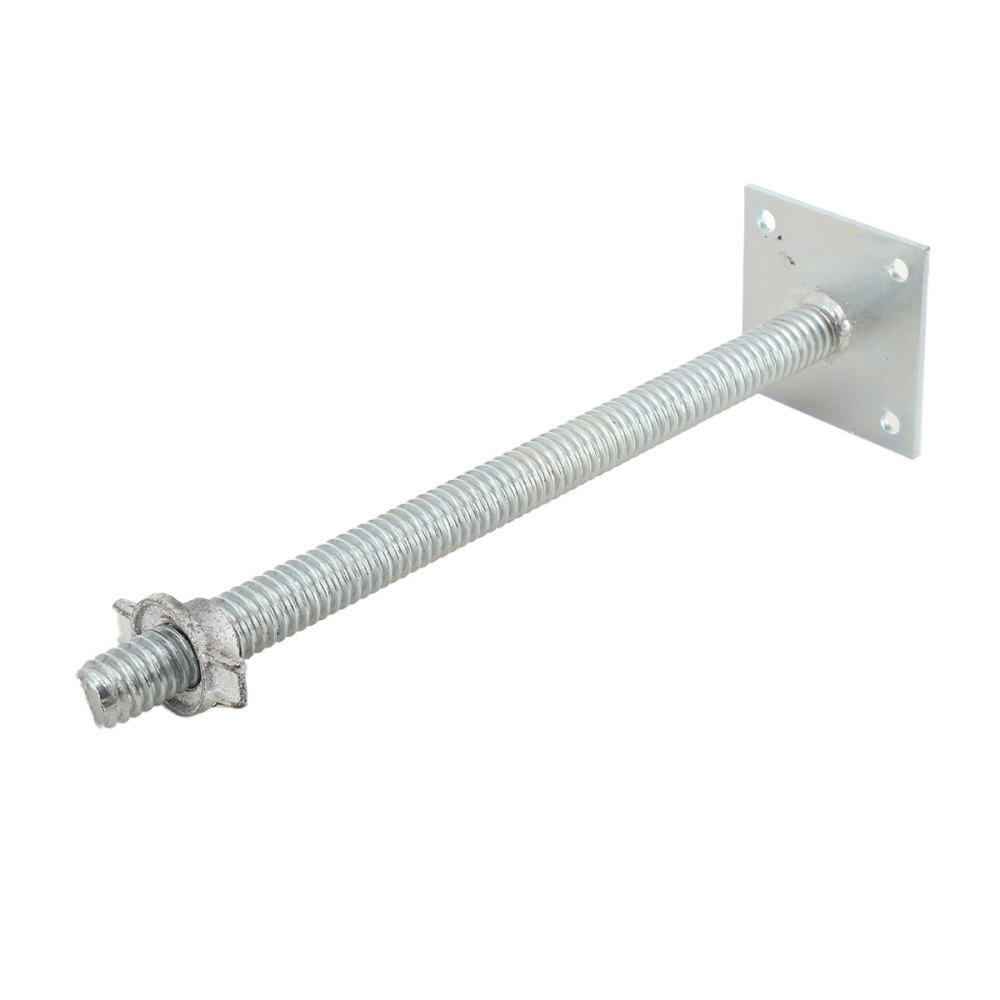 Adjustable Leveling Jacks 4 Pcs with Base Plate 18" Alloy Steel Solid Screw Jack