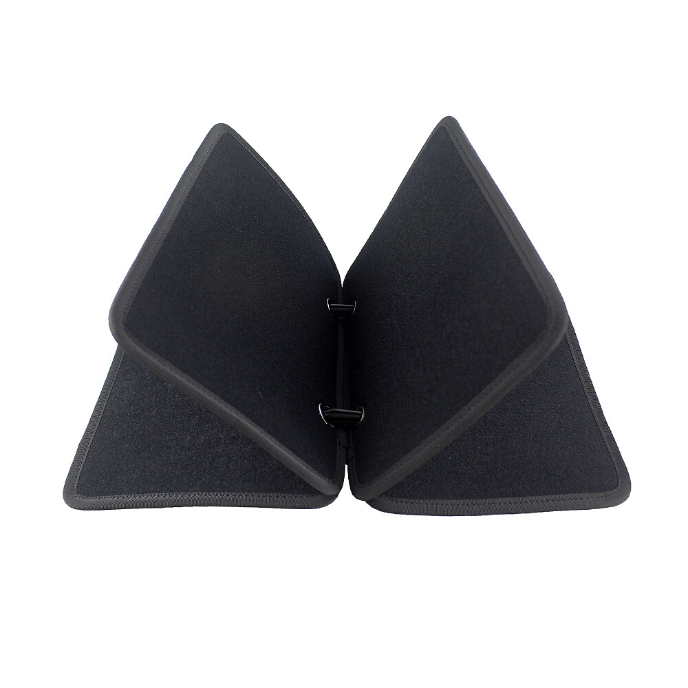 Flip-Page Patch Book Tactical Patch Organizer Display Board with Removable Ring