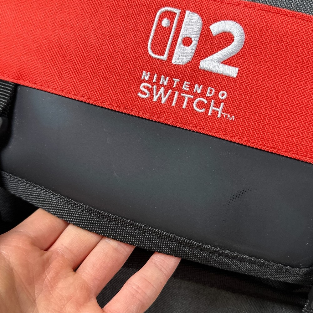 Nintendo Switch 2 Experience Event Exclusive Black Red Backpack
