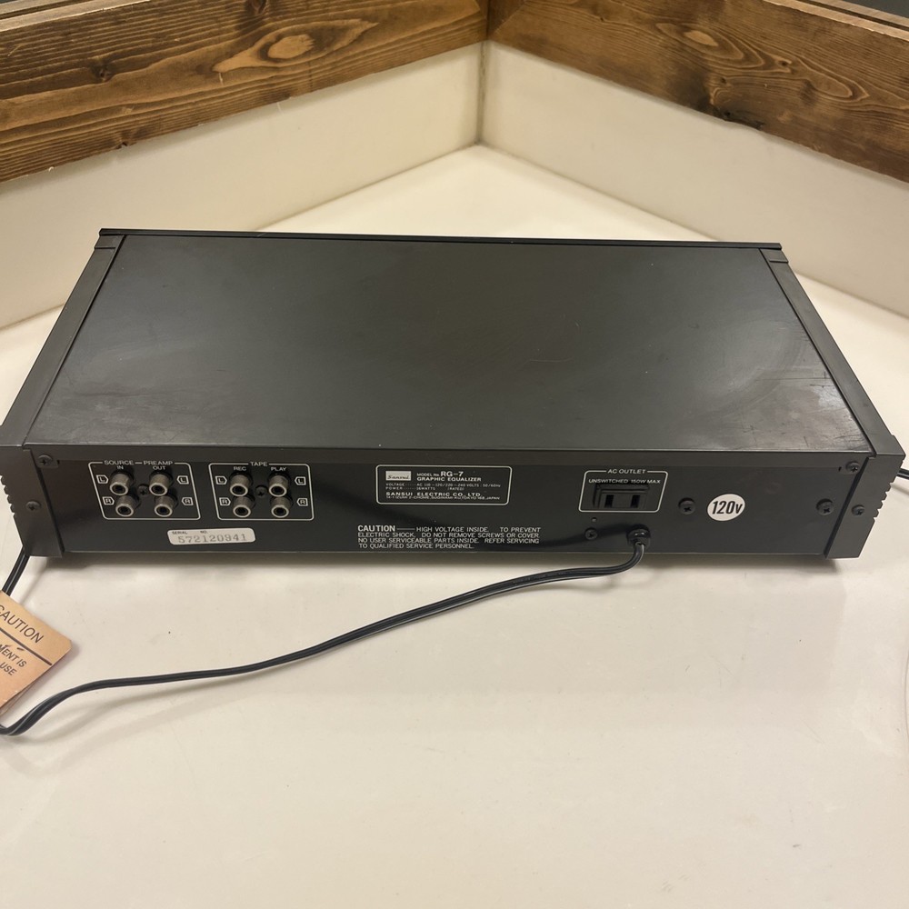 Sansui RG-7 Stereo Graphic Equalizer Consolette