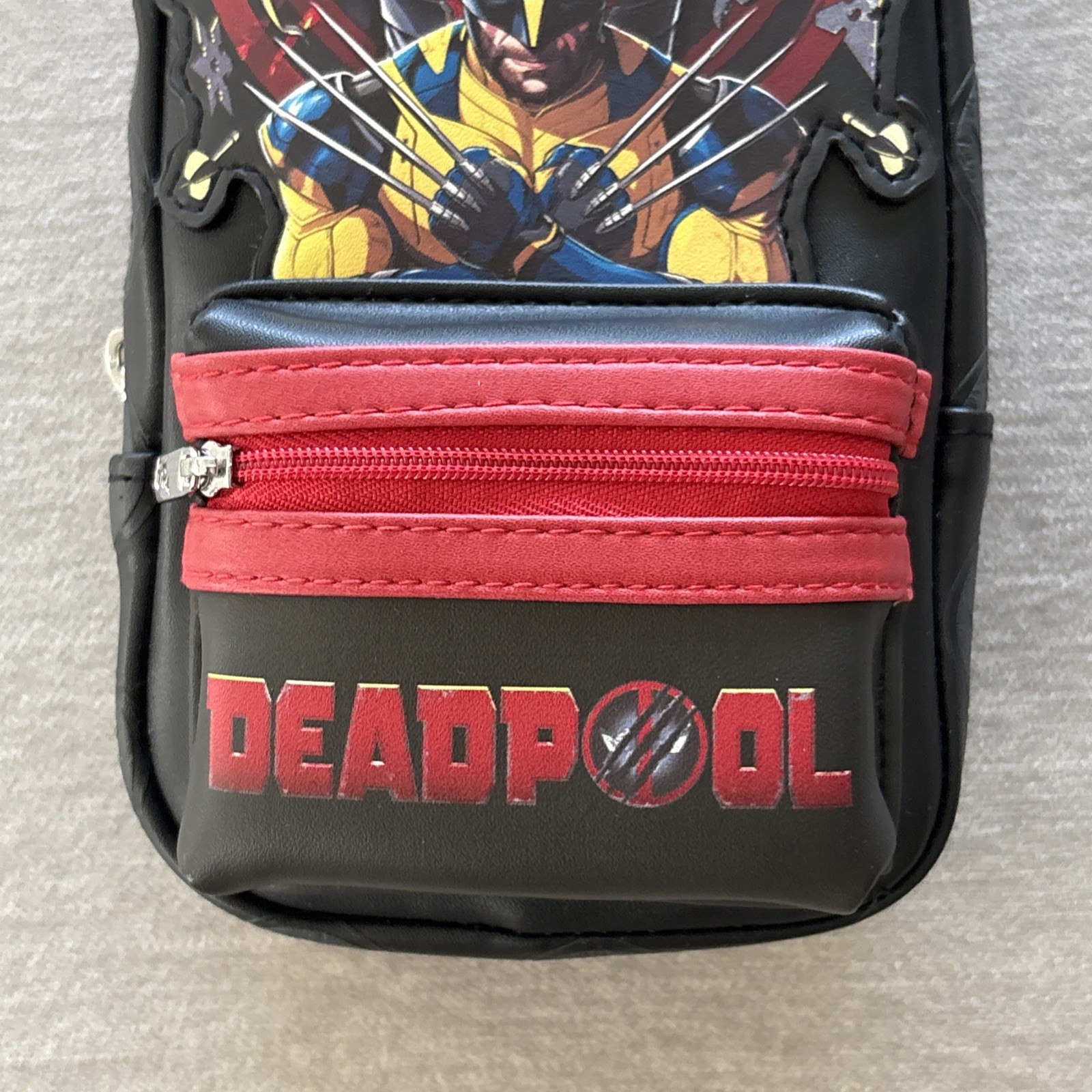 Loungefly Marvel Deadpool & Wolverine Pencil Case Clutch Bag New With Tags