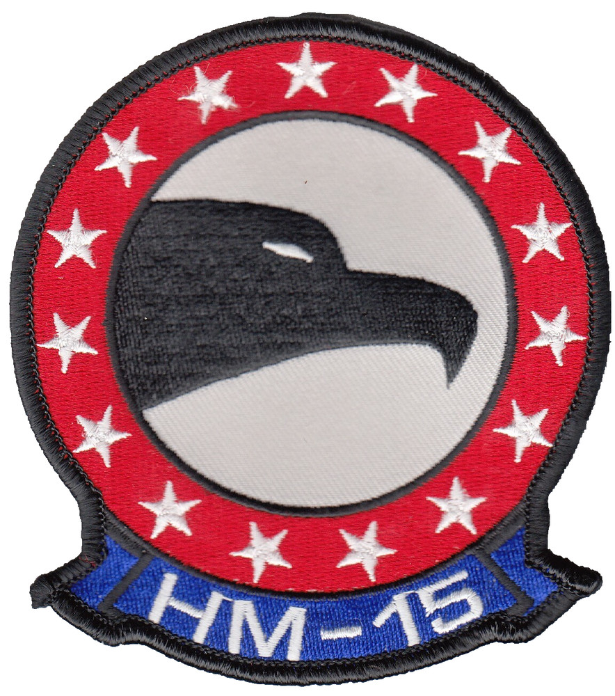HM-15 BLACKHAWKS COMMAND CHEST PATCH
