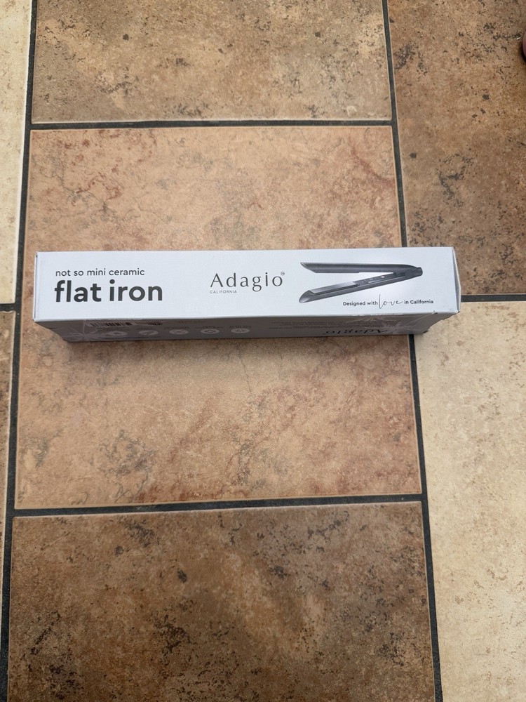 Adagio Ceramic Not So Mini Cool Tip Flat Iron