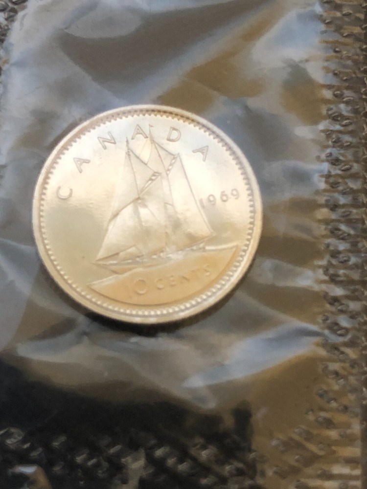 Canada Brilliant Uncirculated Coin Set 1969 BUNC Sealed