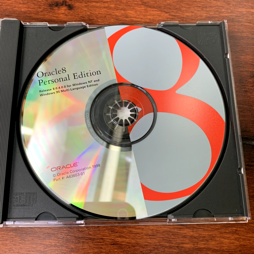 Oracle8 Oracle 8 Personal Edition Windows NT 95 Software VTG Big Box