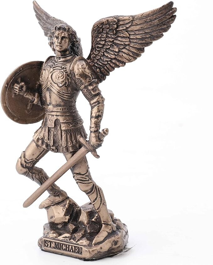 Archangel Saint Michael Polystone Statue