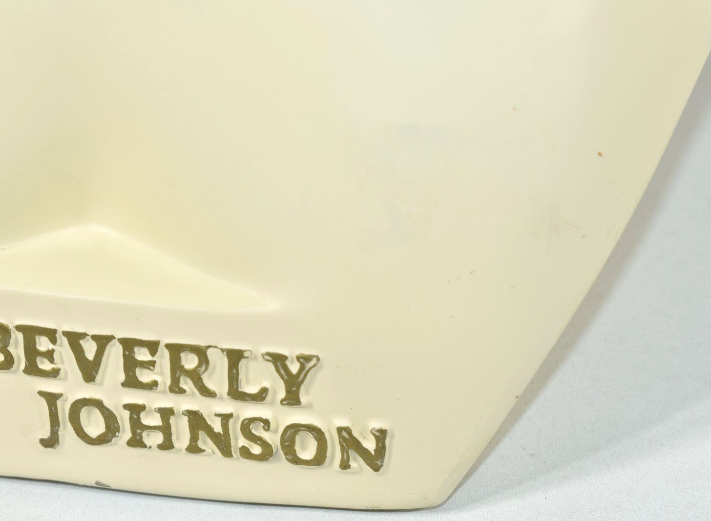 Vintage Mannequin Woman Wig Hat Display Head Bust Painted Makeup Beverly Johnson