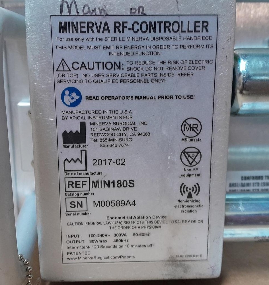 MINERVA MIN180S ELECTROSURGICAL RF GENERATOR ! Q851 E