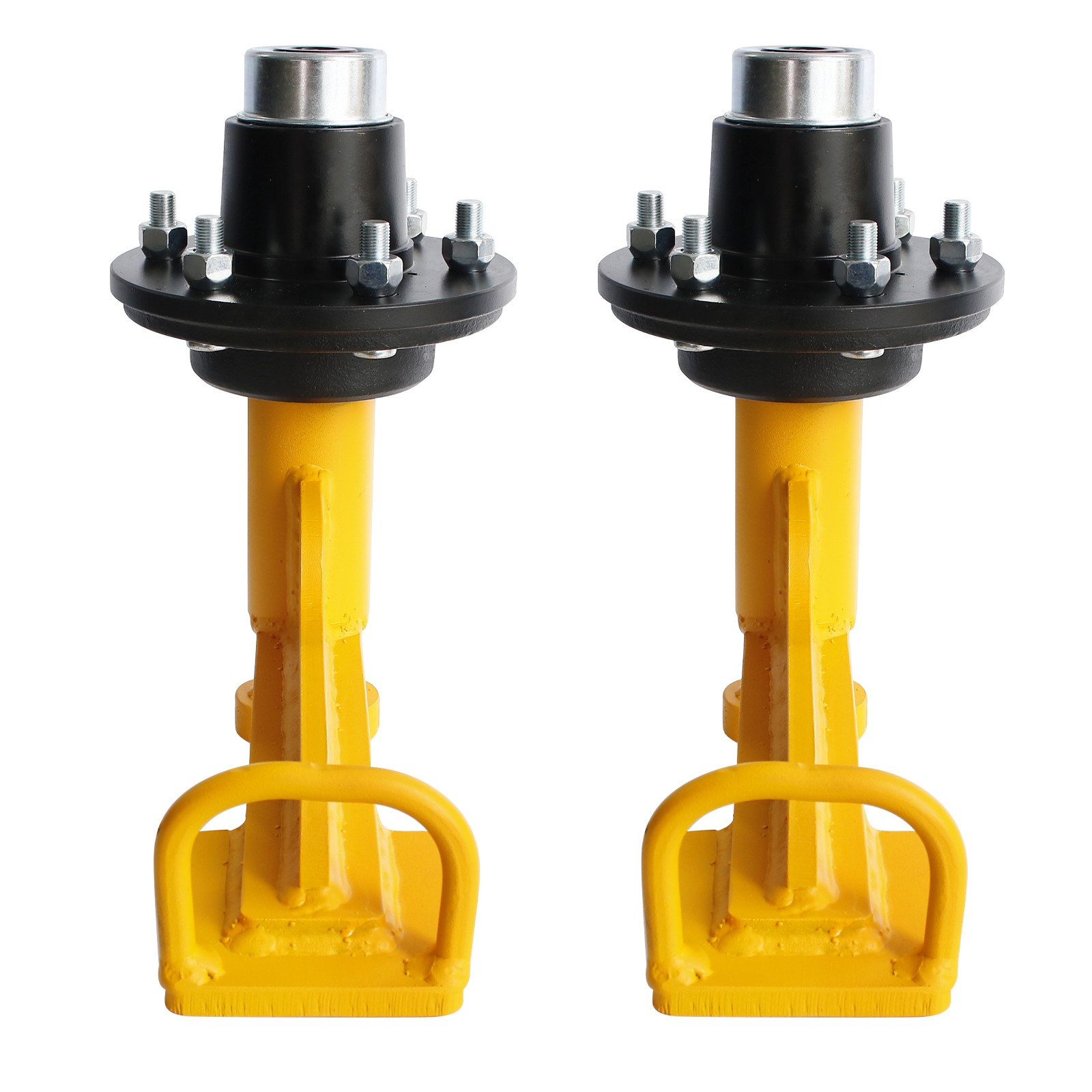 2Pack Shipping Container Wheels 6-Lug Wheels Kit, Shipping Container Accessories