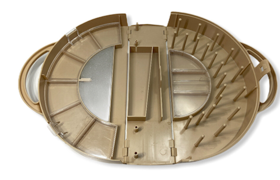 vintage sewing box plastic