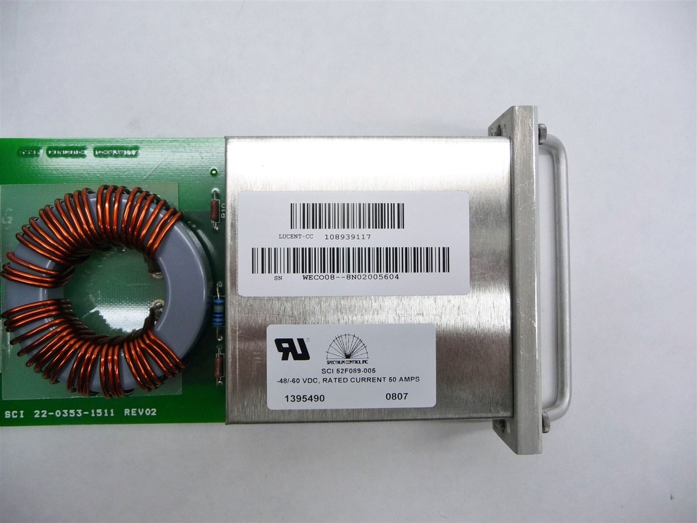 ALCATEL-LUCENT LAMBDAXTREME 1625 LIGHTWAVE WWAD07 POWER FILTER 108939117