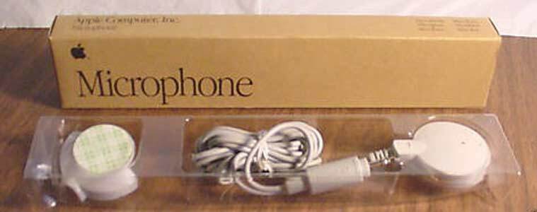 Vintage 1991, Apple Computer Microphone, In Original Packaging 699-5103-A