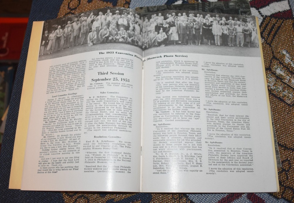 THE AMERICAN PHILATELIST 2x Issues 1954 & 1955