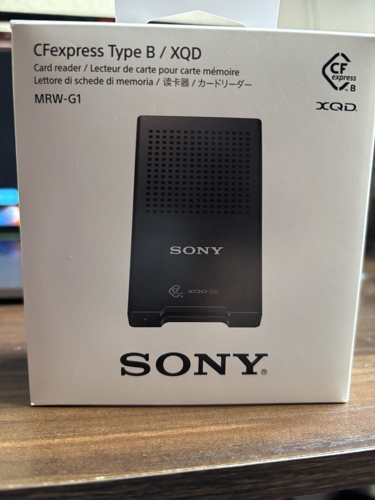 Sony MRW-G1 CFexpress Type B / XQD Memory Card Reader Black  New/Open Box