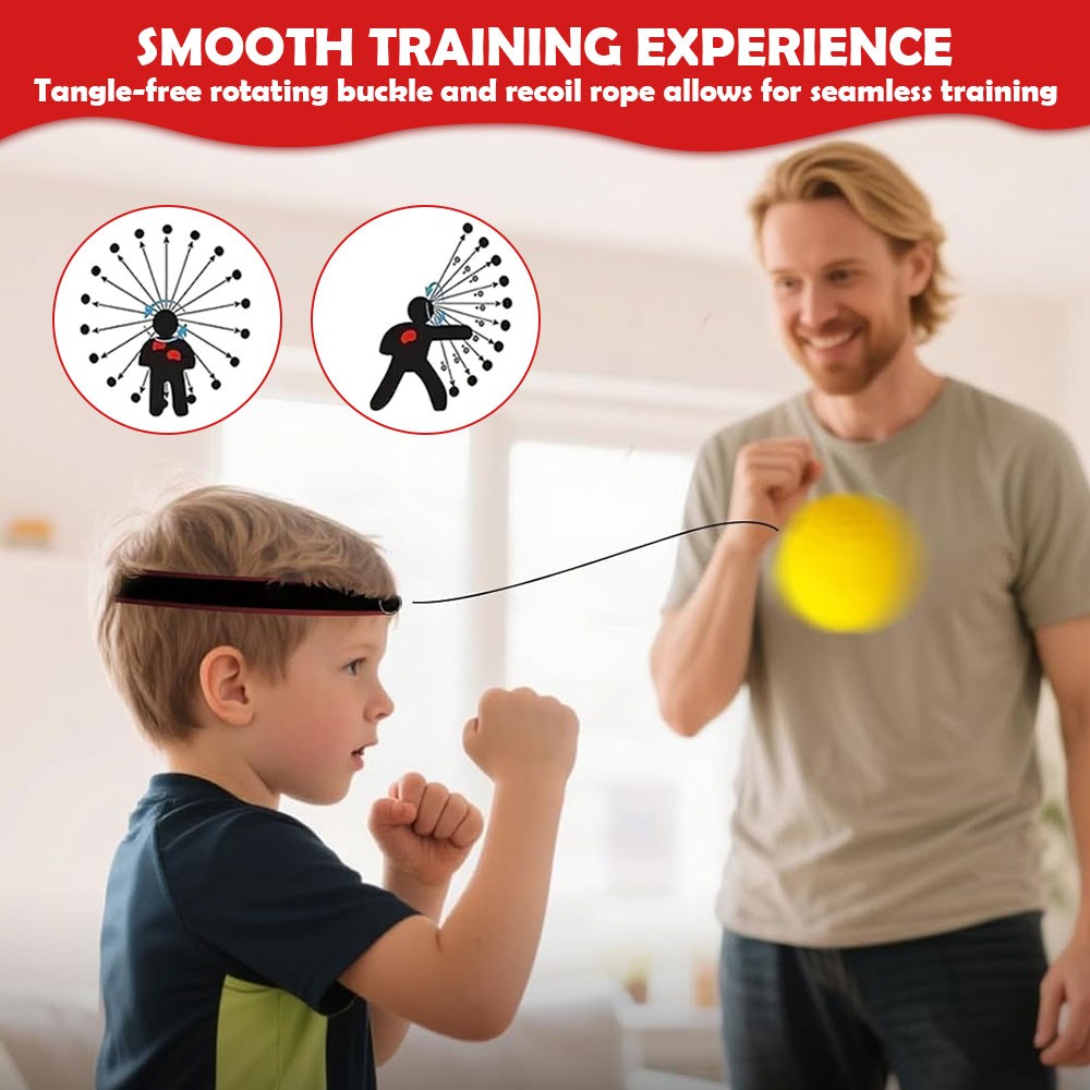 Boxing Fight React Ball Set 4 Difficulty Levels for Speed Reaction Training Game