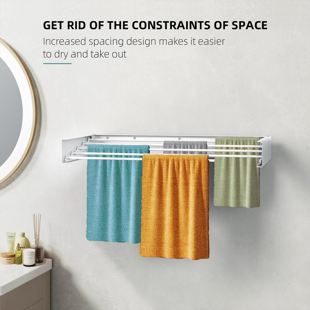 Foldable Wall Mounted Drying Rack - Foldable Drying Racks