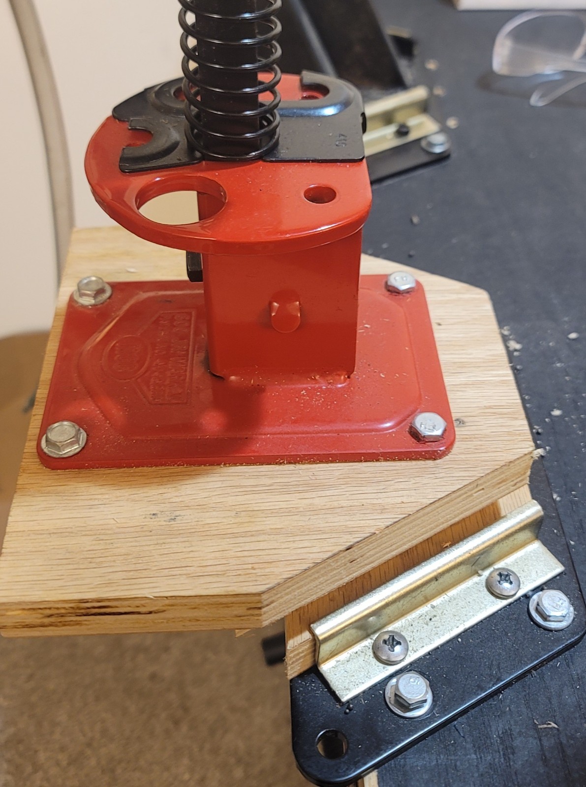 Lee Reloading Bench Plate Wooden Mount Fits Load All And Others