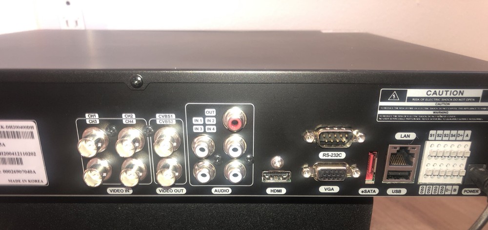 Super Circuits Black BLK-DH200400DH Channel Security DVR