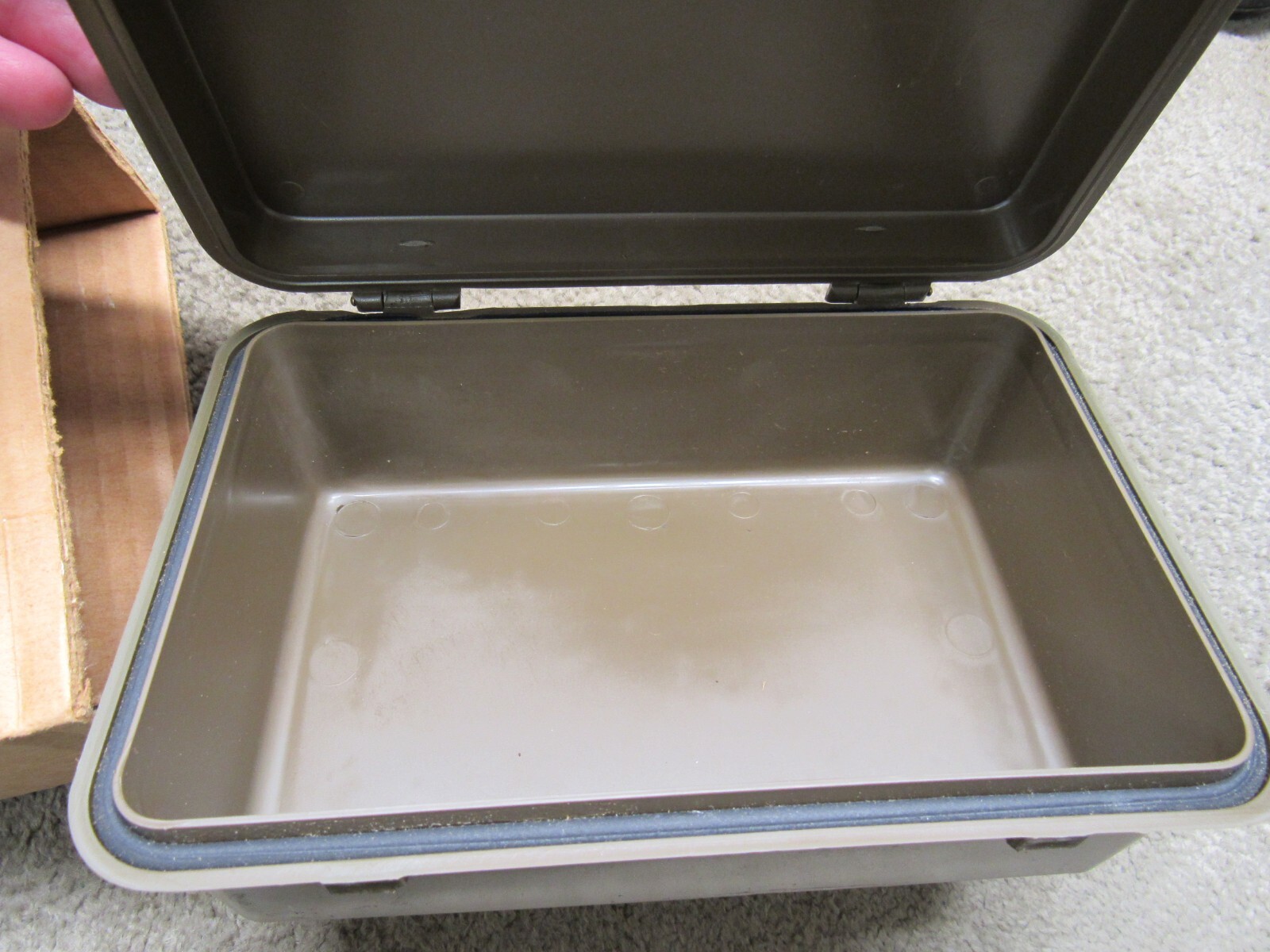 US Military First Aid Kit General Purpose EMPTY BOX DEFECTIVE 1978 Post Vietnam