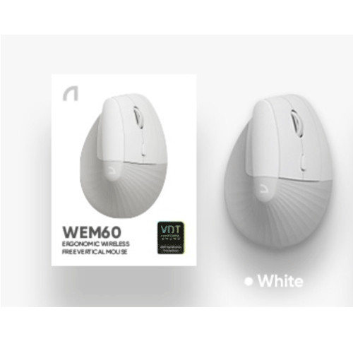 New ABKO (WEM60) Ergonomic 2.4GB Wireless silent Vertical Mouse/Bluetooth Mouse