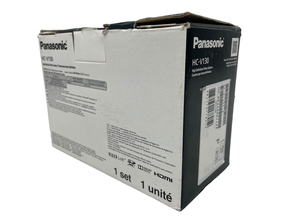 Panasonic HC-V130 8.9MP high definition Video Camera