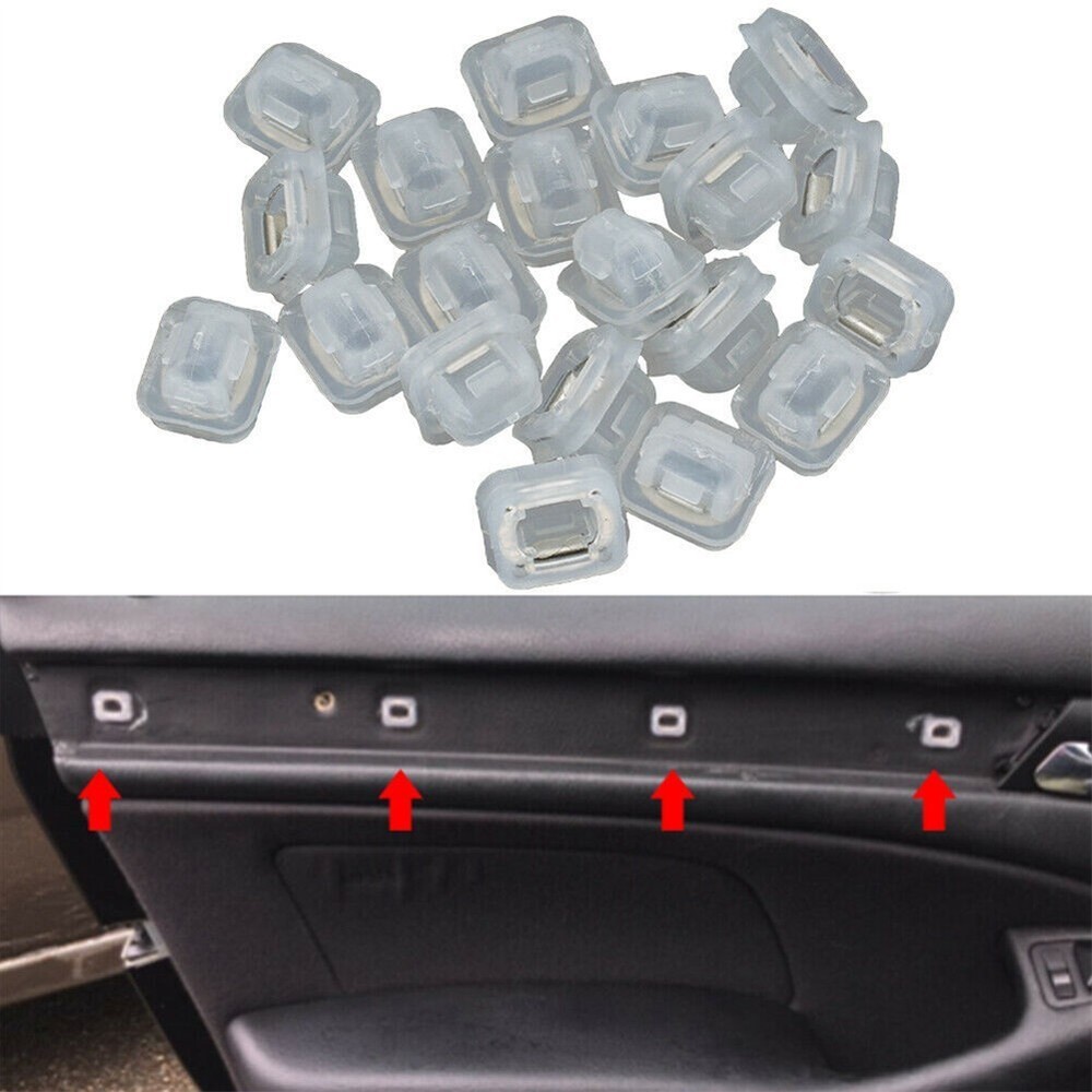 20x Door Trim Panel Clips For 3 Series E46 E90 E91 E92 E93 E53 51418215806