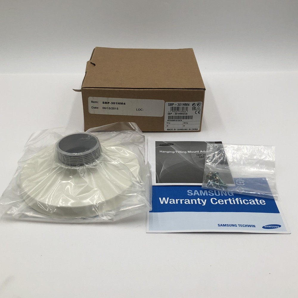 Samsung Ivory Hanging Camera Mount Adaptor SBP-301HM4 Hanwha Techwin Mount
